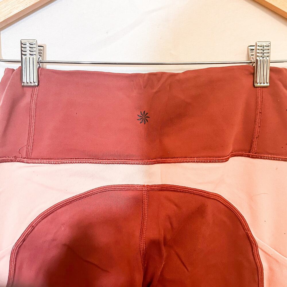 ATHLETA Colorblock All In 7/8 Pocket Tight in Berry Pink Sz. S - Picture 6 of 7